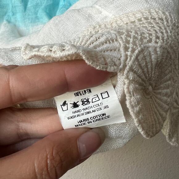 SOLD!!! Haris Cotton Linen Dip Dye Tank Top Size Small - Picture 4 of 4